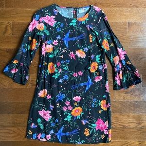Old Navy Floral Bell Sleeve Dress